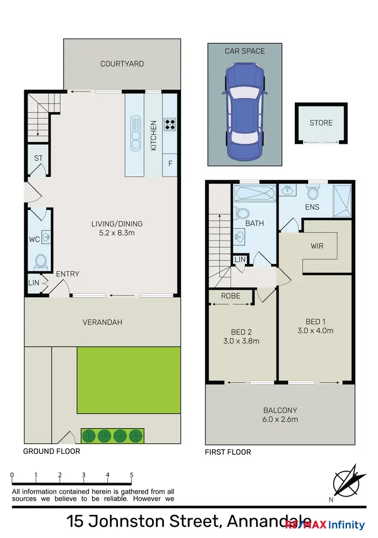 Floorplan of Homely townhouse listing, 15 Johnston Street, Annandale NSW 2038