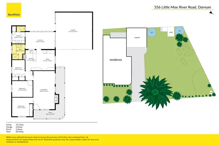 Floorplan of Homely rural property listing, 356 Little Moe River Road, Yarragon VIC 3823