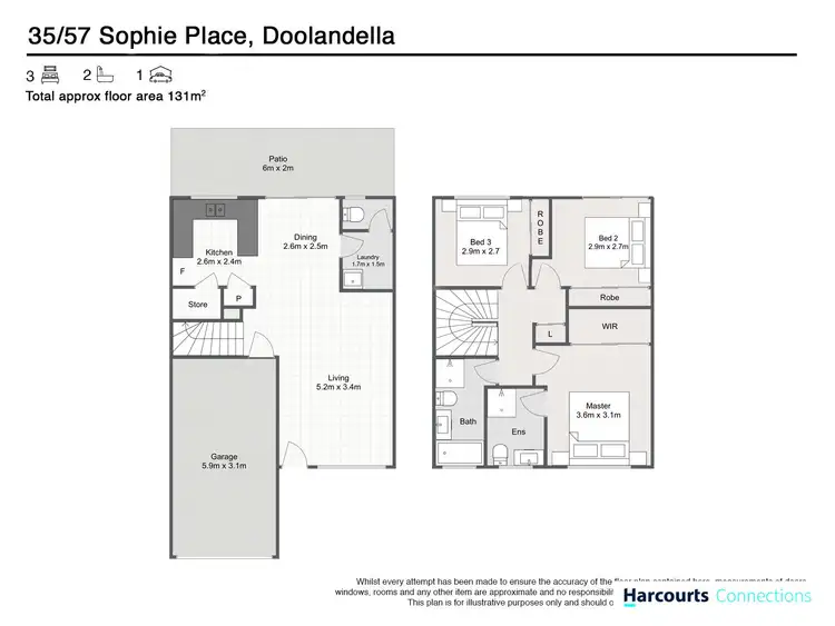 Floorplan of Homely townhouse listing, 35/56 Sophie Place, Doolandella QLD 4077