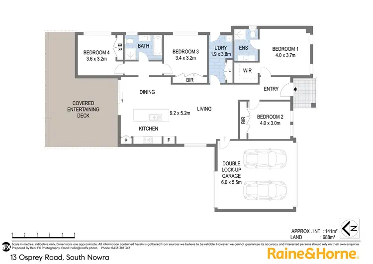 Floorplan of Homely house listing, 13 Osprey Road, South Nowra NSW 2541