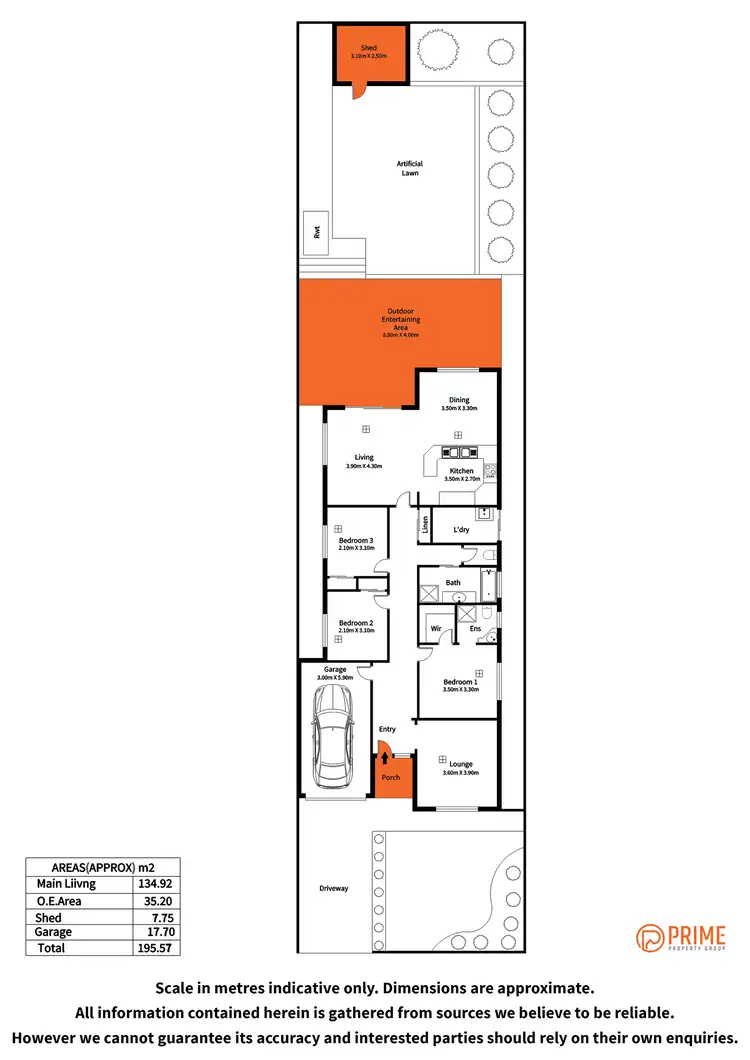 Floorplan of Homely house listing, 6 John Street, Hillcrest SA 5086