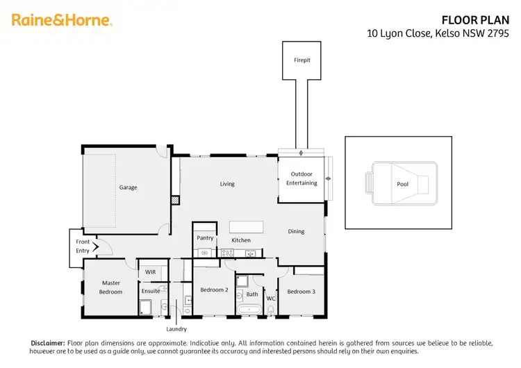 Floorplan of Homely house listing, 10 Lyon Close, Kelso NSW 2795