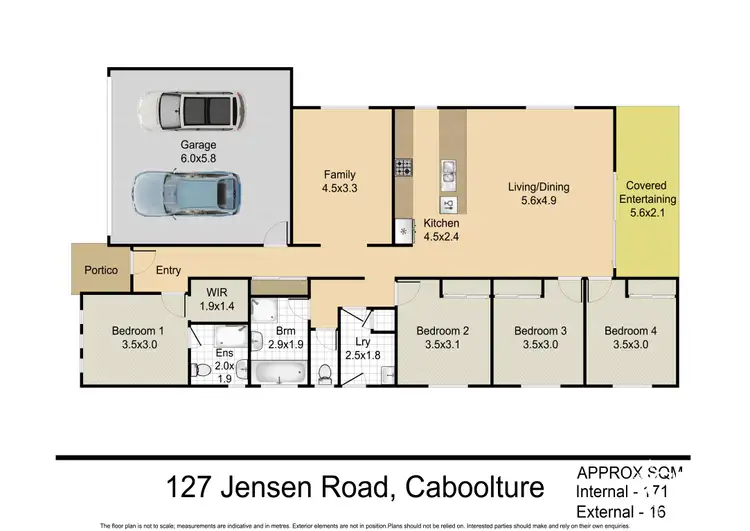 Floorplan of Homely house listing, 127 Jensen Road, Caboolture QLD 4510