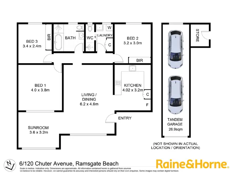Floorplan of Homely unit listing, 6/120 Chuter Avenue, Ramsgate Beach NSW 2217