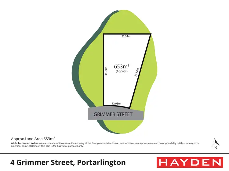 Floorplan of Homely land listing, 4 Grimmer Street, Portarlington VIC 3223