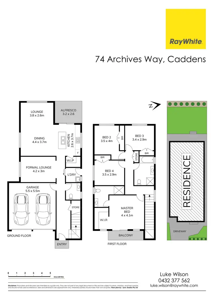 Floorplan of Homely house listing, 74 Archives Way, Caddens NSW 2747