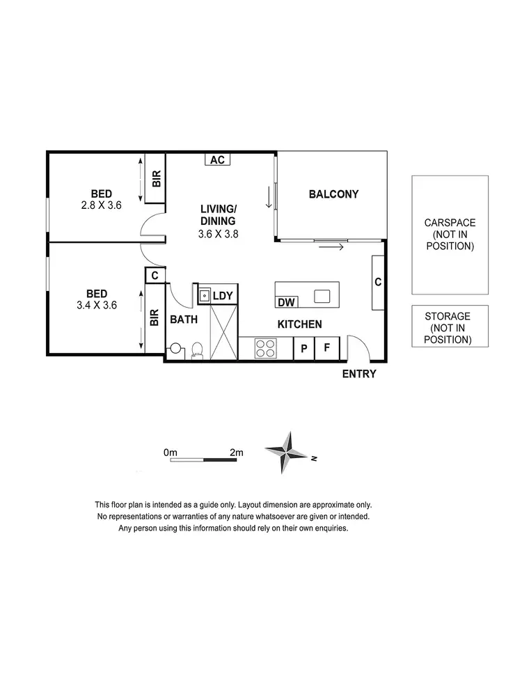Floorplan of Homely apartment listing, 211/1 Olive York Way, Brunswick West VIC 3055