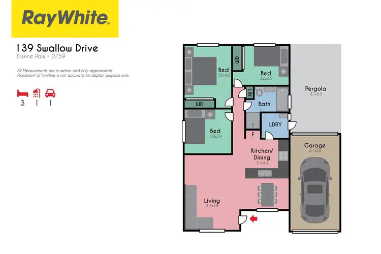 Floorplan of Homely house listing, 139 swallow drive, Erskine Park NSW 2759