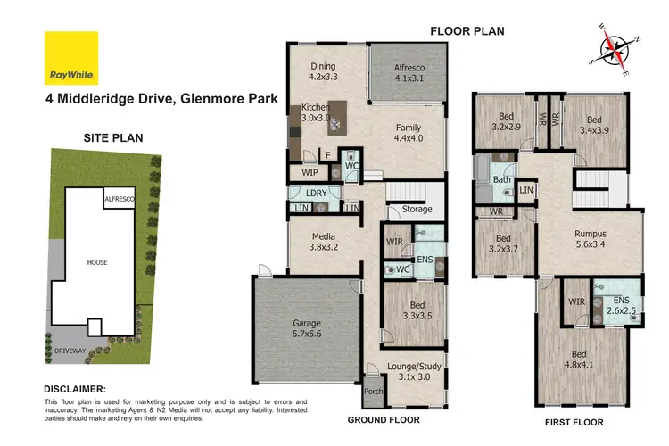 Floorplan of Homely house listing, 4 Middleridge Drive, Glenmore Park NSW 2745