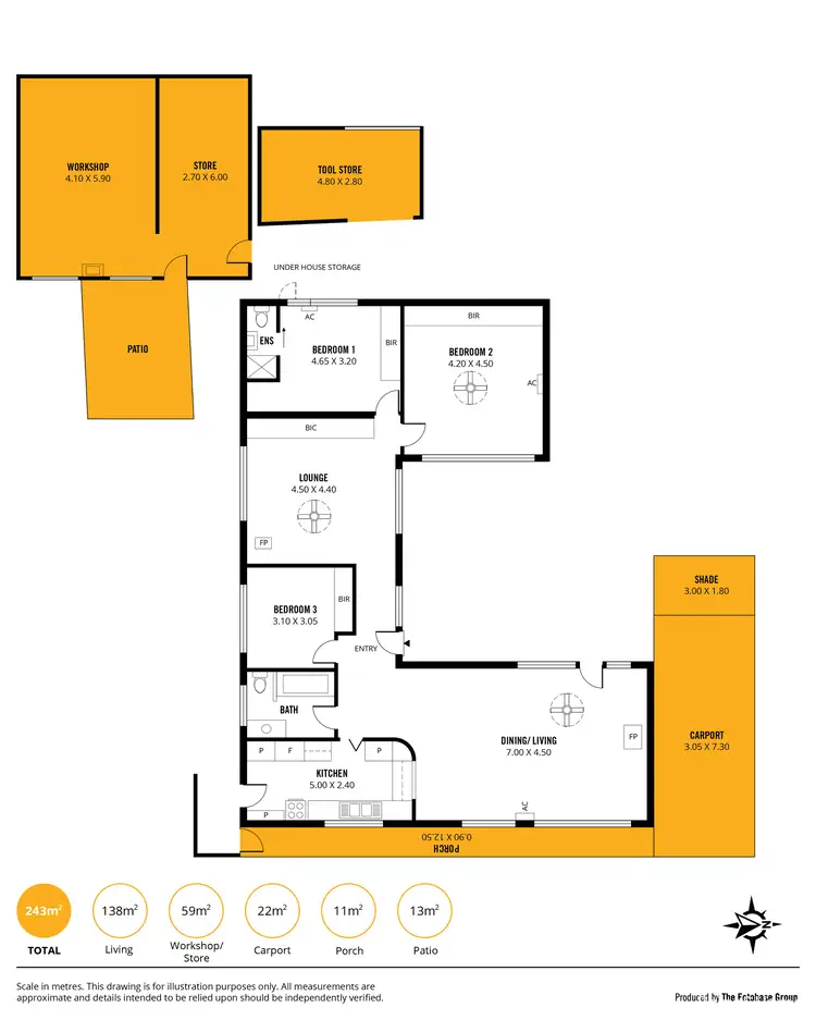 Floorplan of Homely house listing, 4 Surrey Street, Hawthorndene SA 5051