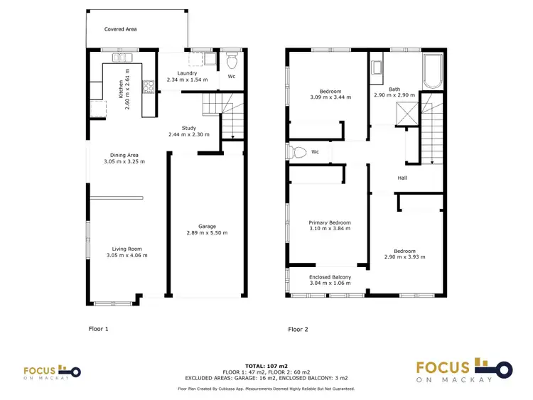 Floorplan of Homely townhouse listing, 1/474 Bridge Road, West Mackay QLD 4740
