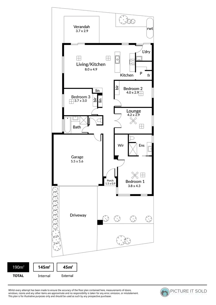 Floorplan of Homely house listing, 1A Taurus Crescent, Modbury Heights SA 5092