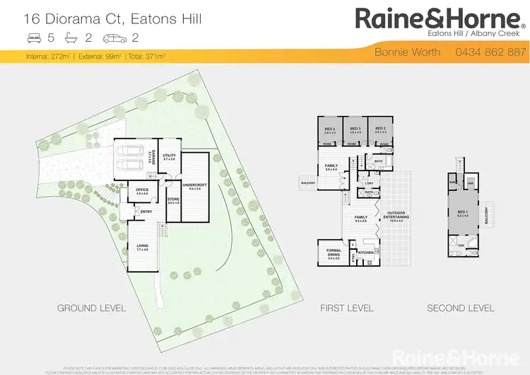 Floorplan of Homely house listing, 16 Diorama Court, Eatons Hill QLD 4037