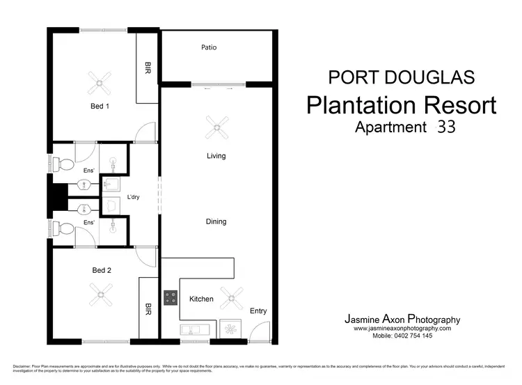 Floorplan of Homely unit listing, 33/1 Beor Street, Port Douglas QLD 4877