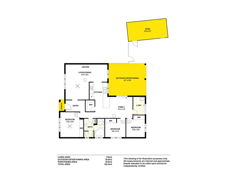 Floorplan of Homely house listing, 14 Lydiate Road, Noarlunga Downs SA 5168