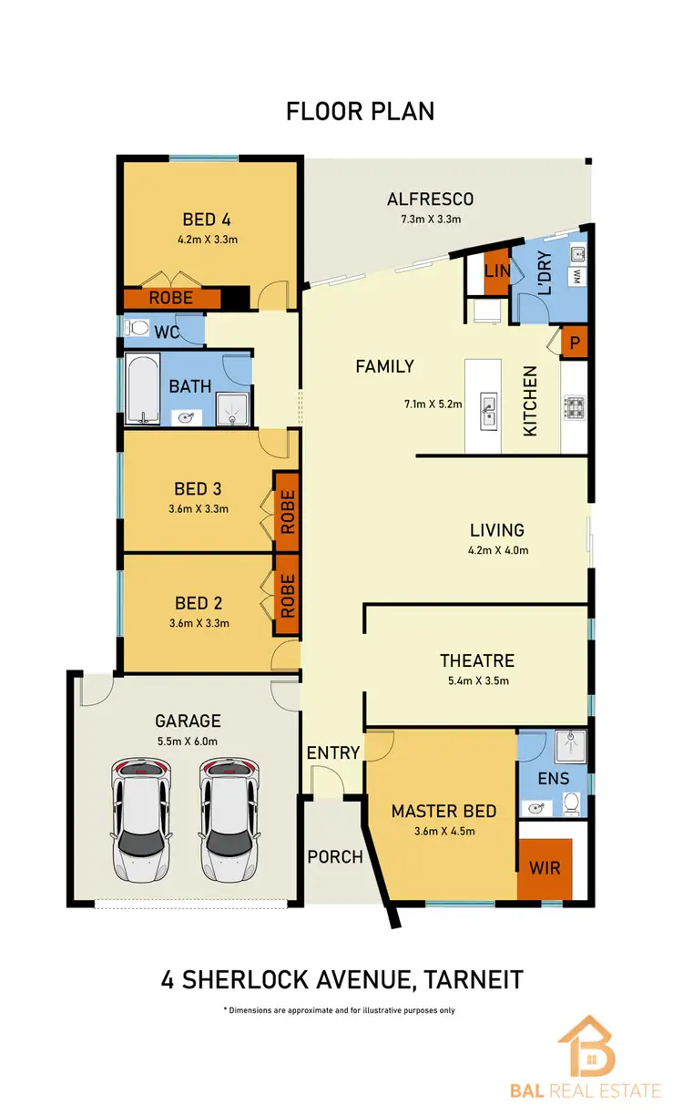 Floorplan of Homely house listing, 4 Sherlock Avenue, Tarneit VIC 3029