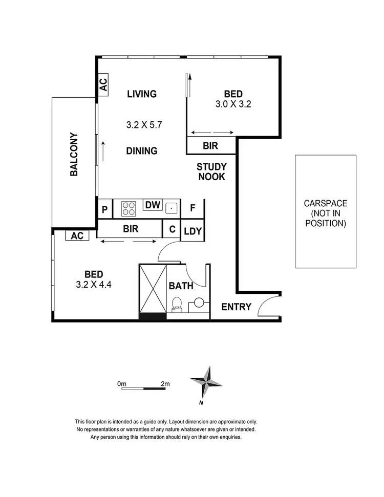 Floorplan of Homely apartment listing, 2005/229 Toorak Road, South Yarra VIC 3141