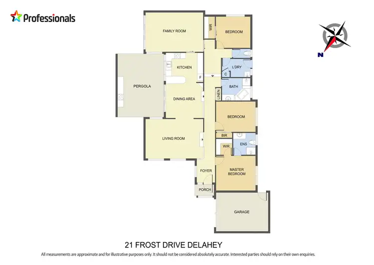 Floorplan of Homely house listing, 21 Frost Drive, Delahey VIC 3037