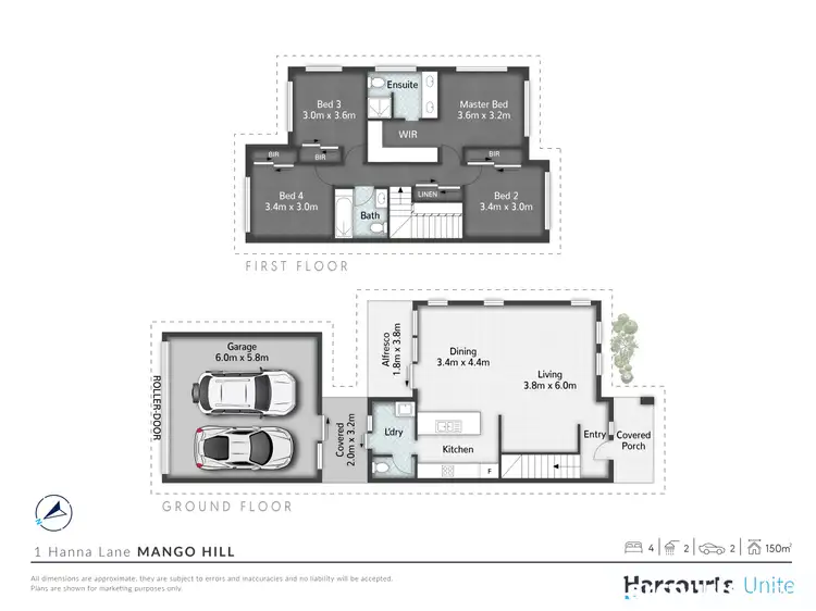 Floorplan of Homely house listing, 1 Hanna Lane, Mango Hill QLD 4509