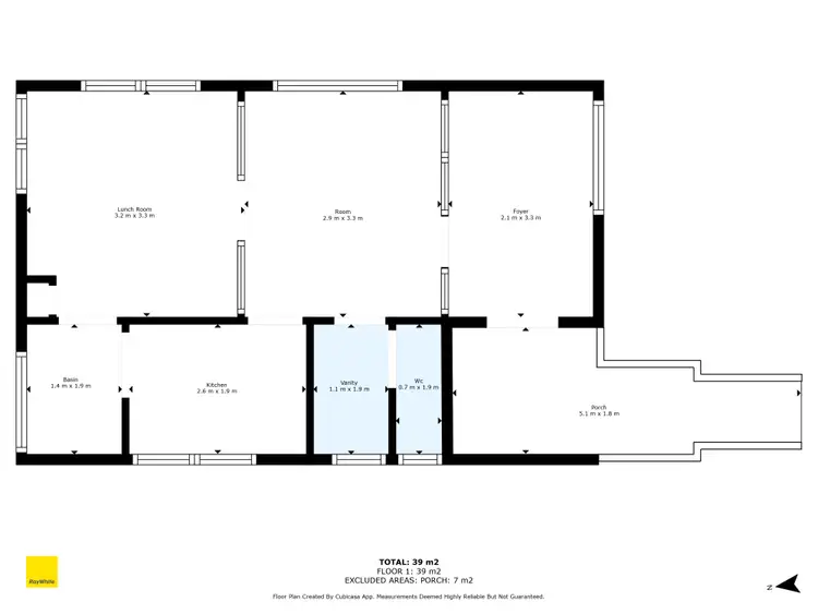 Floorplan of Homely house listing, 7 Railway Road, Thorpdale VIC 3835