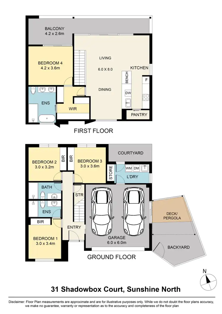 Floorplan of Homely house listing, 31 Shadowbox Court, Sunshine North VIC 3020