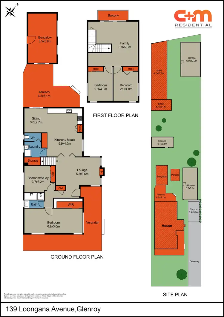 Floorplan of Homely house listing, 139 Loongana Avenue, Glenroy VIC 3046