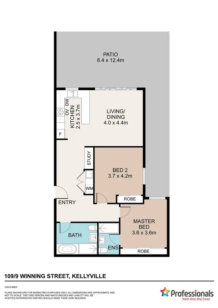 Floorplan of Homely apartment listing, 109/9 Winning Street, North Kellyville NSW 2155