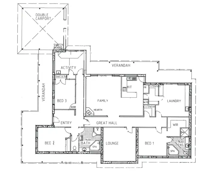 Floorplan of Homely house listing, 55 Chestnut Road, Jarrahdale WA 6124