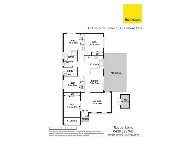 Floorplan of Homely house listing, 13 Friarbird Crescent, Glenmore Park NSW 2745
