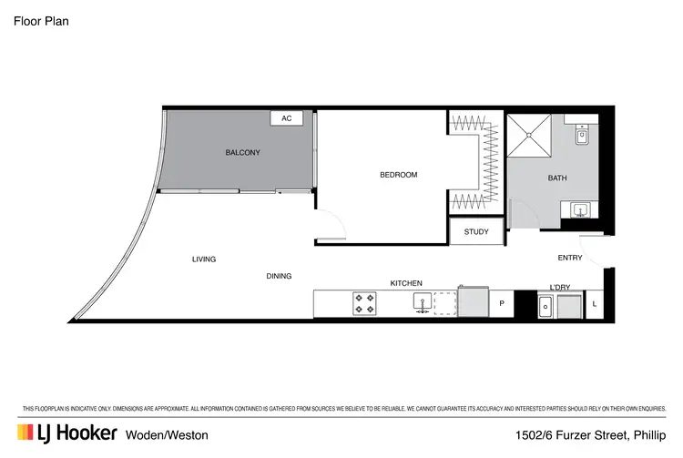 Floorplan of Homely apartment listing, Unit 206/Door T1-150 WOVA WOVA, Phillip ACT 2606