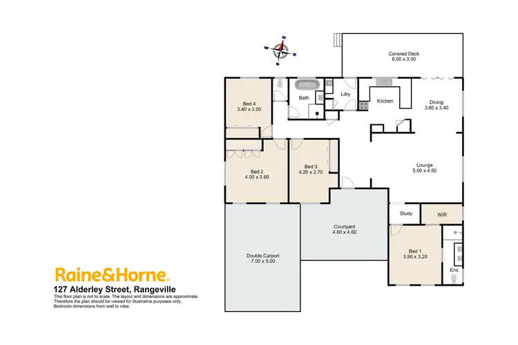 Floorplan of Homely house listing, 127 Alderley Street, Rangeville QLD 4350