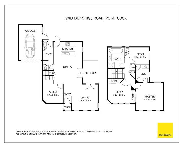 Floorplan of Homely house listing, 2/83 Dunnings Road, Point Cook VIC 3030