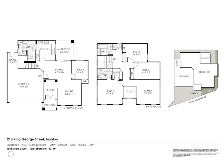 Floorplan of Homely house listing, 21B King George Street, Innaloo WA 6018