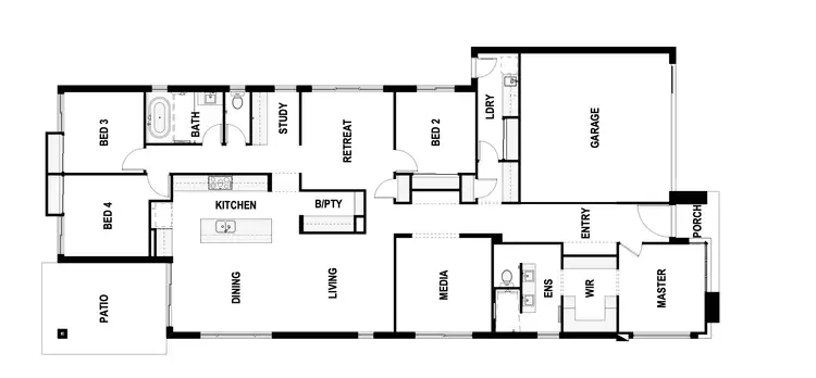 Floorplan of Homely house listing, 19 Farrow Road, Chambers Flat QLD 4133