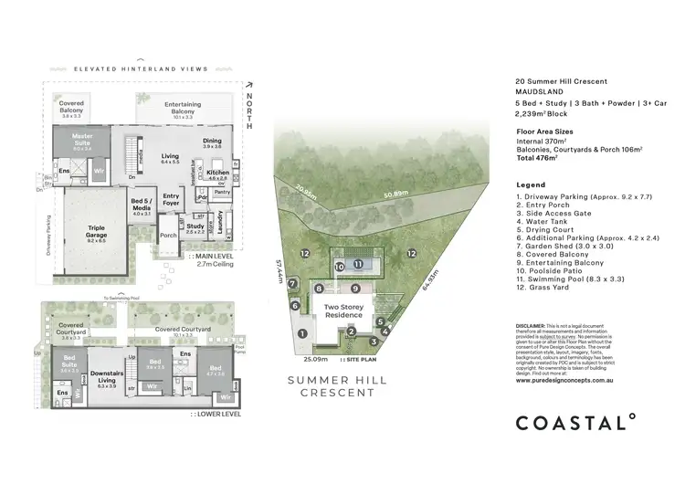 Floorplan of Homely house listing, 20 Summer Hill Crescent, Maudsland QLD 4210