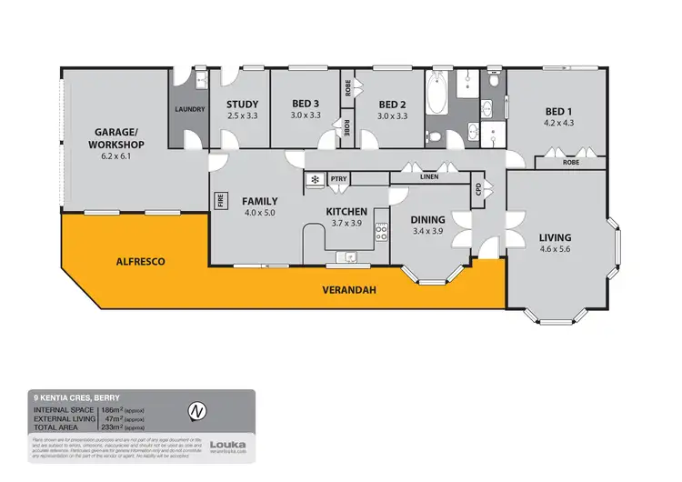 Floorplan of Homely house listing, 9 Kentia Crescent, Berry NSW 2535