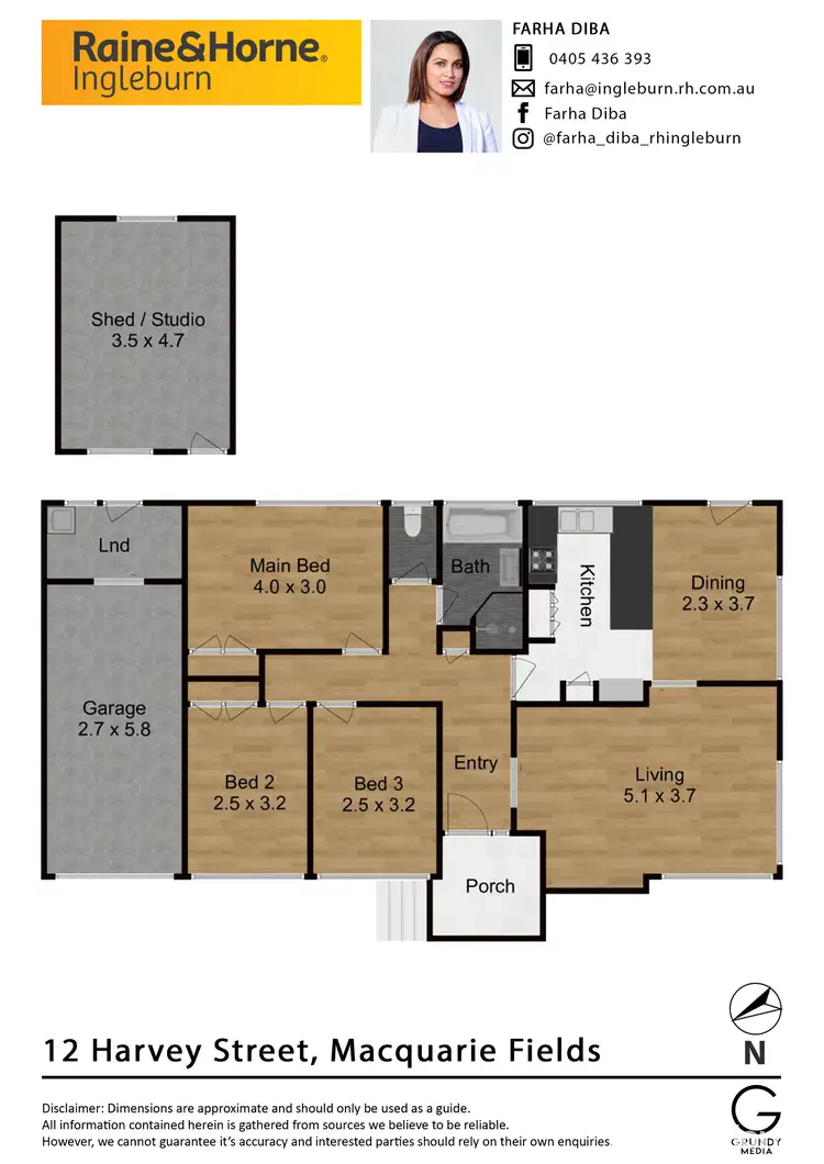 Floorplan of Homely house listing, 12 Harvey Street, Macquarie Fields NSW 2564