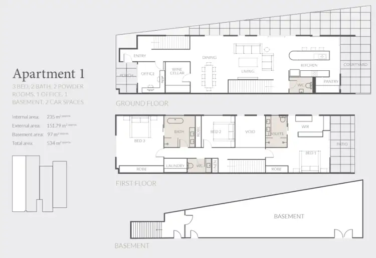 Floorplan of Homely apartment listing, 1/1 Burnett Street, North Hobart TAS 7000