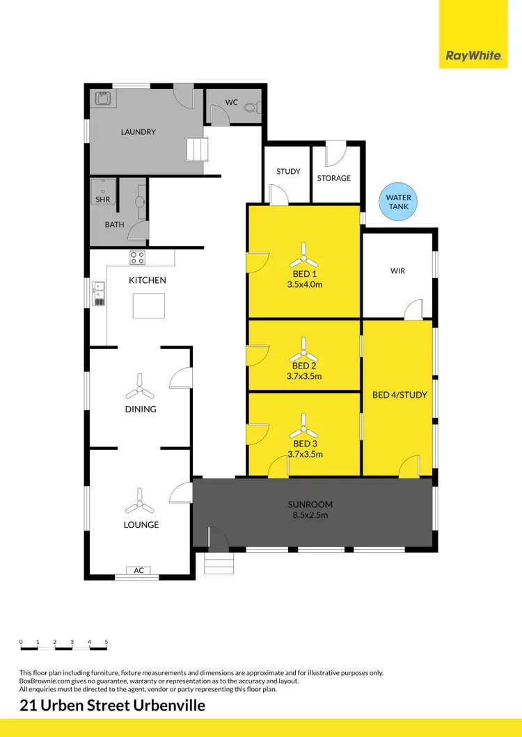 Floorplan of Homely house listing, 21 Urben Street, Urbenville NSW 2475
