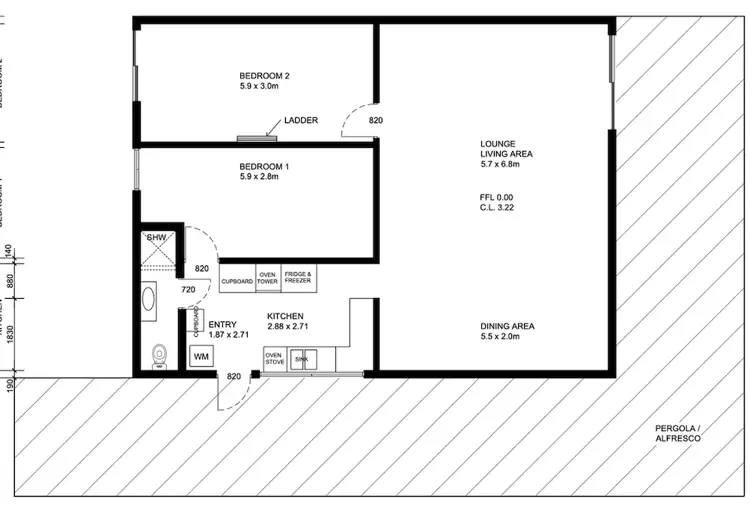 Floorplan of Homely rural property listing, 56 Needes Hill Rd, Brookhampton WA 6239