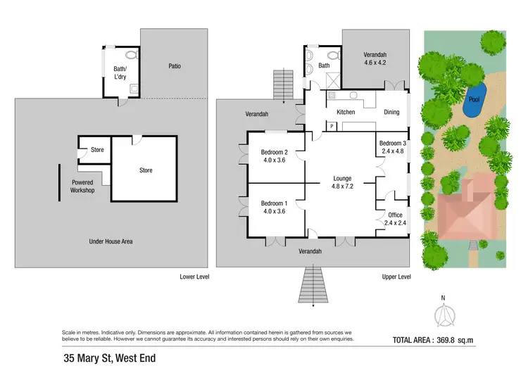 Floorplan of Homely house listing, 35 Mary, West End QLD 4810