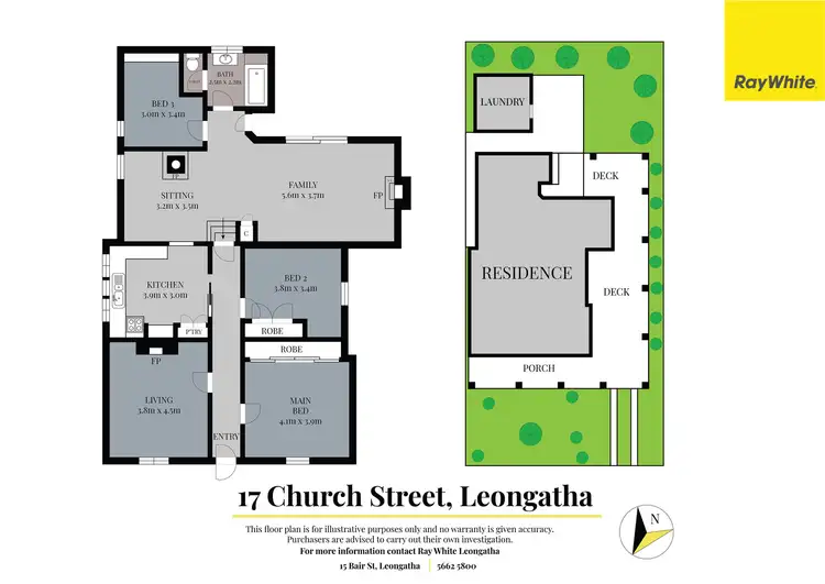 Floorplan of Homely house listing, 17 Church Street, Leongatha VIC 3953