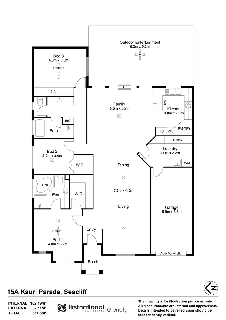 Floorplan of Homely house listing, 15A Kauri Parade, Seacliff SA 5049
