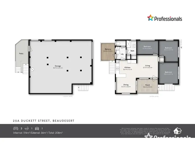 Floorplan of Homely house listing, 25A Duckett Street, Beaudesert QLD 4285