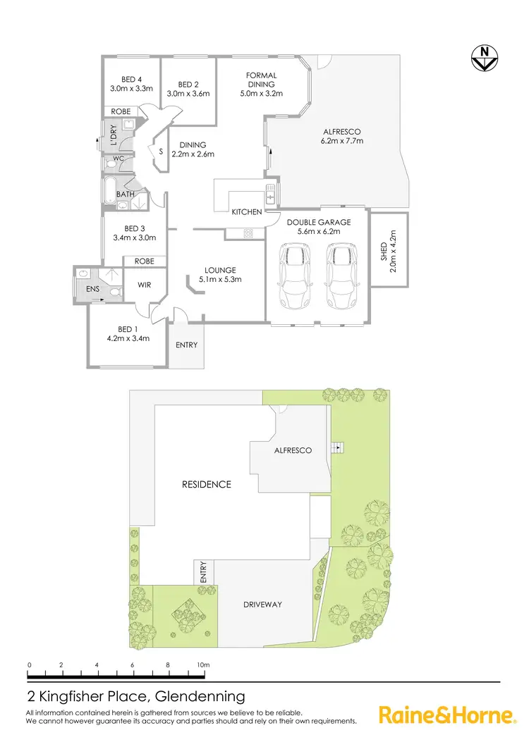 Floorplan of Homely house listing, 2 Kingfisher Place, Glendenning NSW 2761
