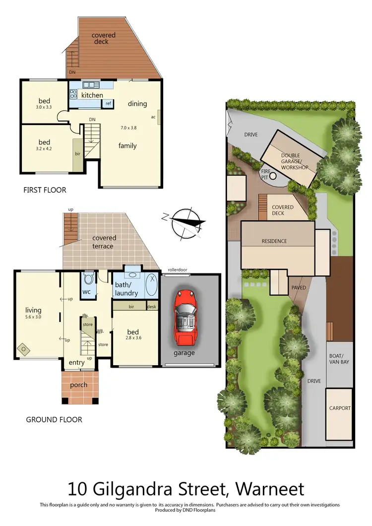 Floorplan of Homely house listing, 10 Gilgandra Street, Warneet VIC 3980
