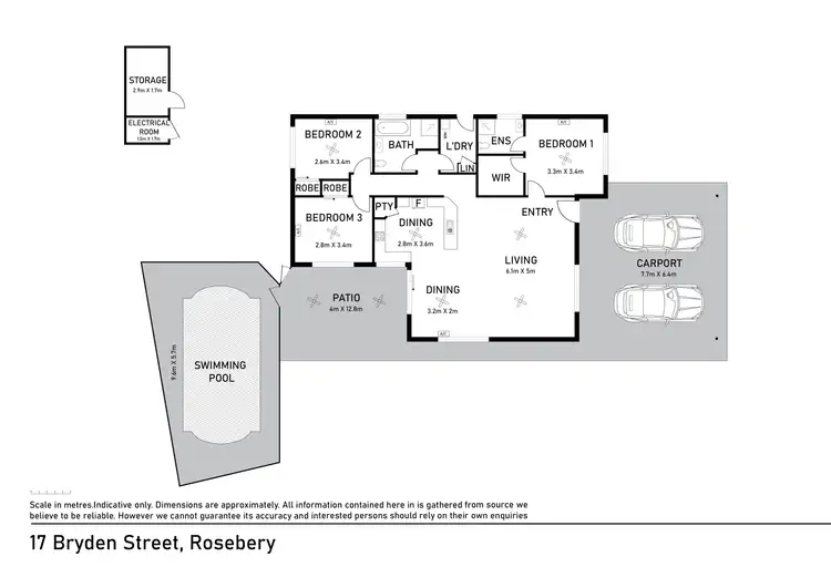Floorplan of Homely house listing, 17 Bryden Street, Rosebery NT 832