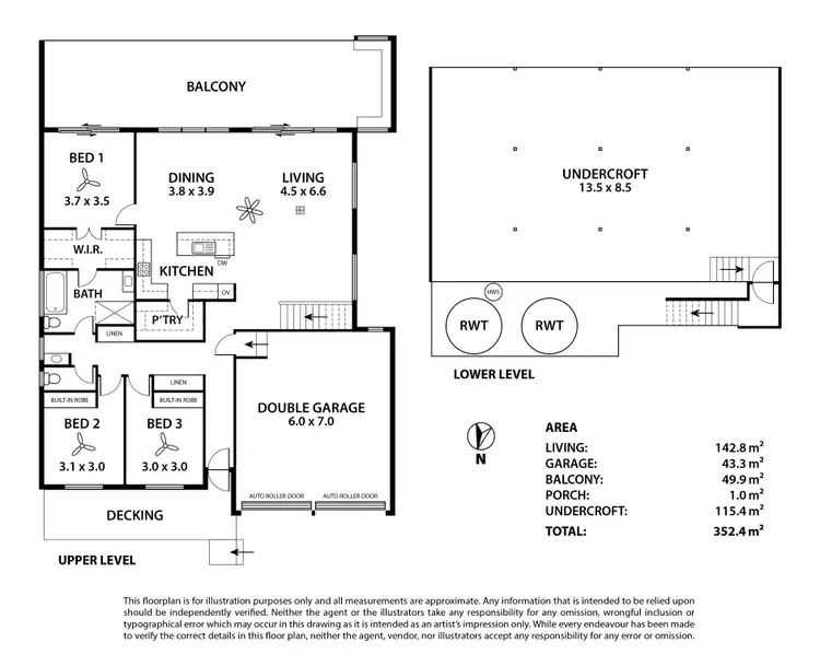 Floorplan of Homely house listing, 104 Marina Way, Mannum SA 5238