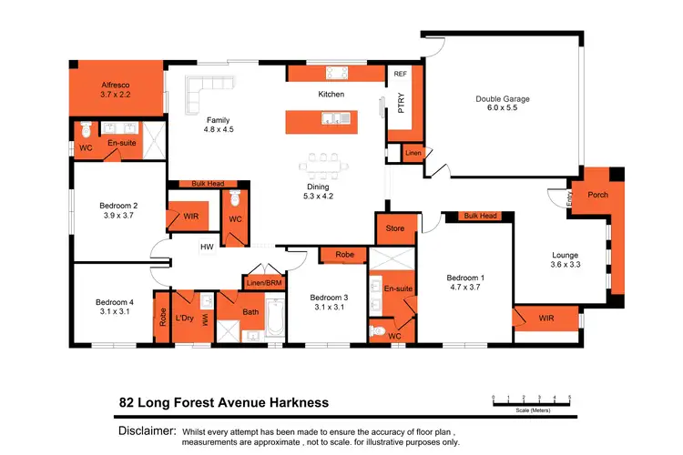 Floorplan of Homely house listing, 82 Long Forest Avenue, Harkness VIC 3337