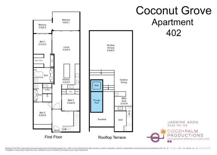Floorplan of Homely unit listing, 402/56-64 Macrossan Street, Port Douglas QLD 4877